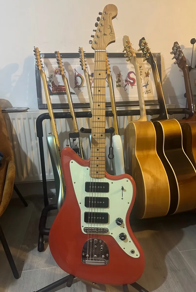Fender Noventa Jazzmaster - Fiesta Red - Image 1