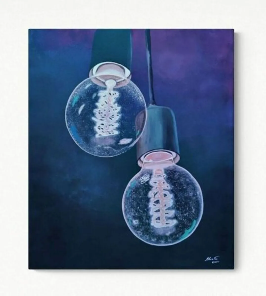 Hand paint picture, acrylic painting by Strzala - Image 1