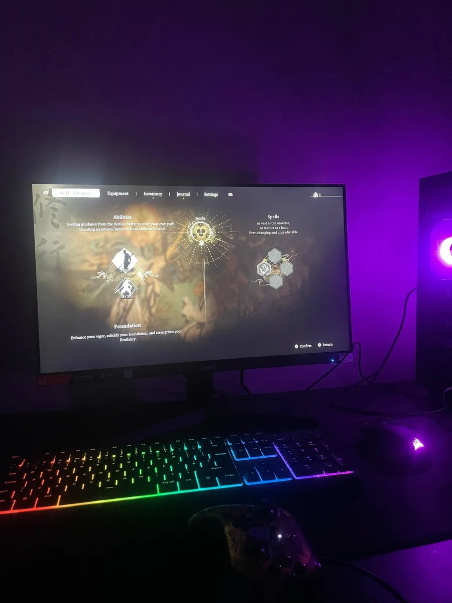 Gaming pc, gaming monitor , keyboard and mouse - Image 2