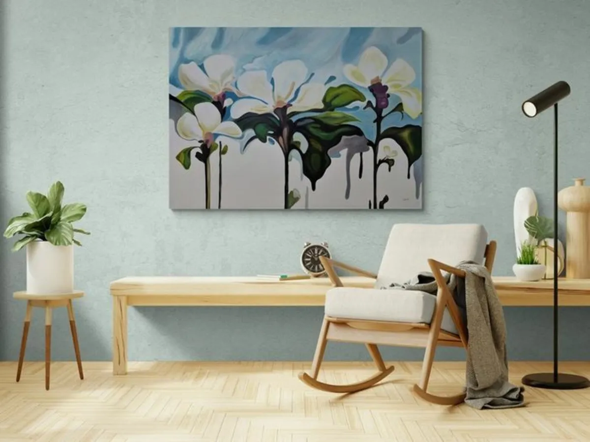 Original hand paint picture, painting by Strzala - Image 2