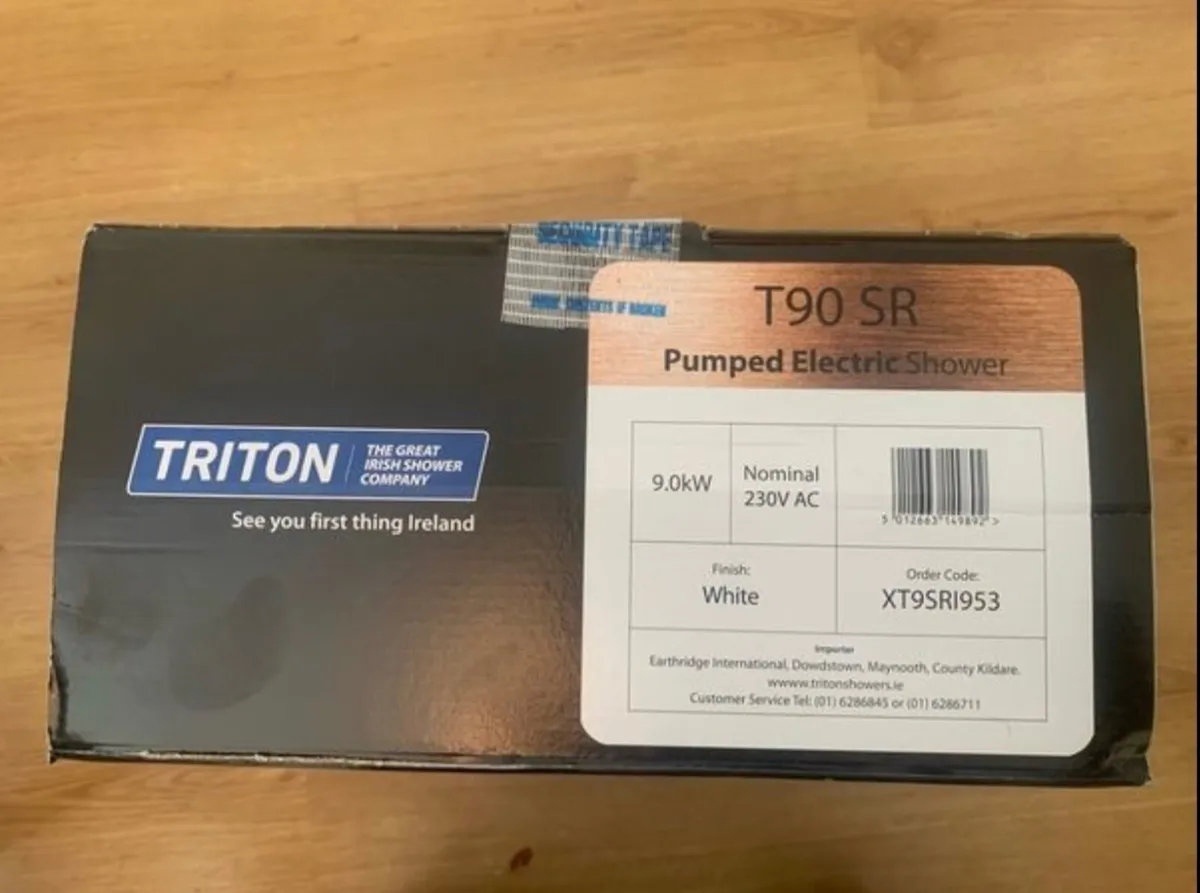 Triton T90 SR Pumped Electric Shower - Brand New - Image 3