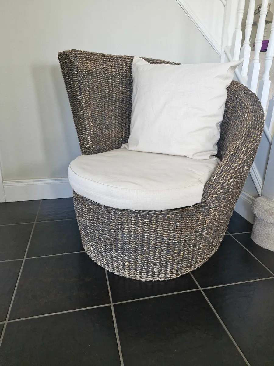 Rattan Occasional Chair - Image 3
