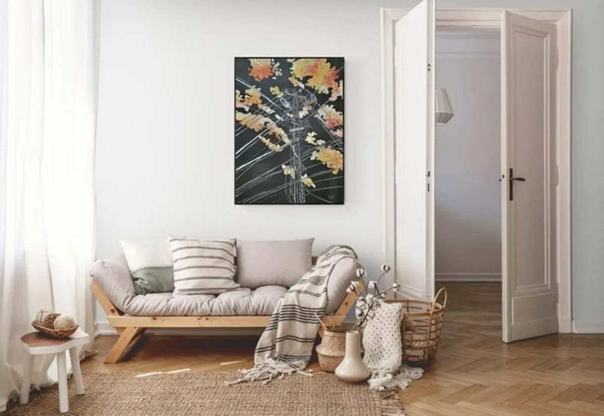 Original hand paint picture, painting by Strzala - Image 2
