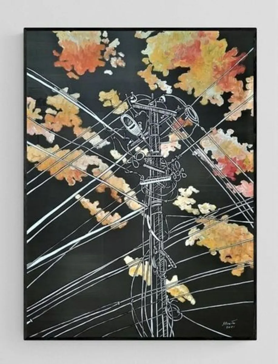 Original hand paint picture, painting by Strzala - Image 1