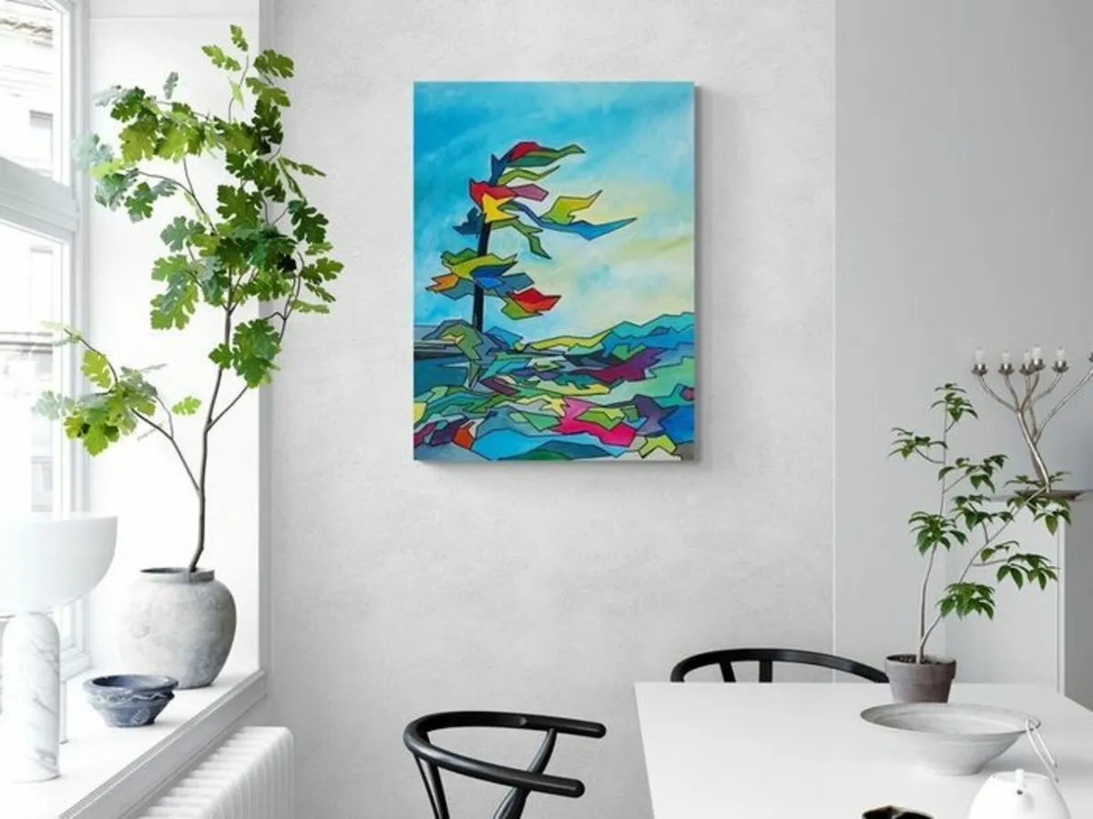 Original hand paint picture, painting by Strzala - Image 1