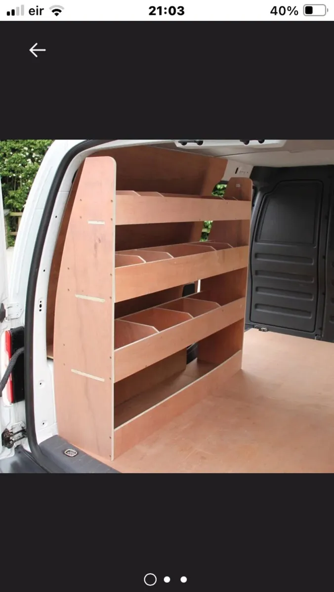 2014 vw caddy shelving