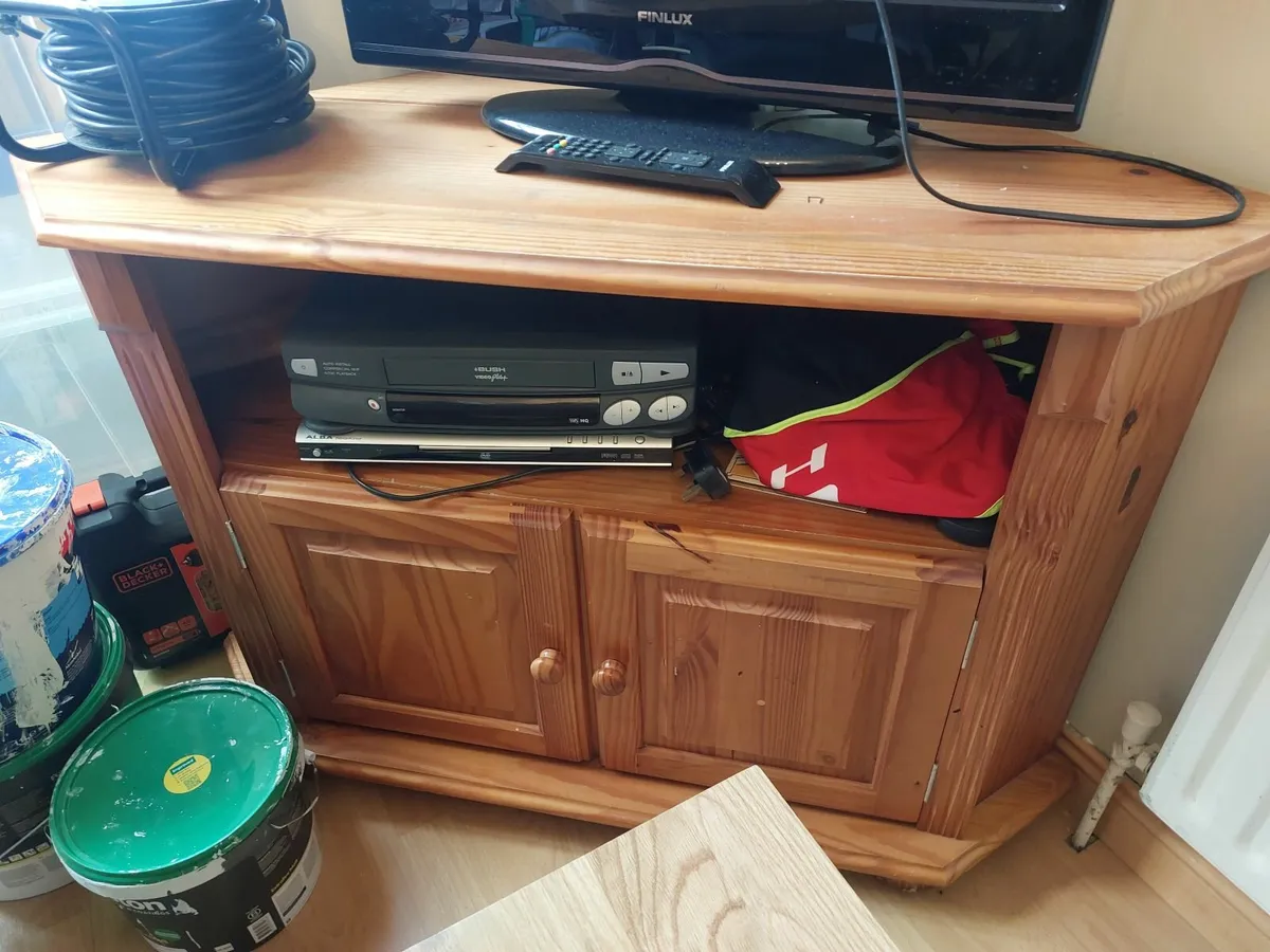 Corner TV stand cabinet - Image 2