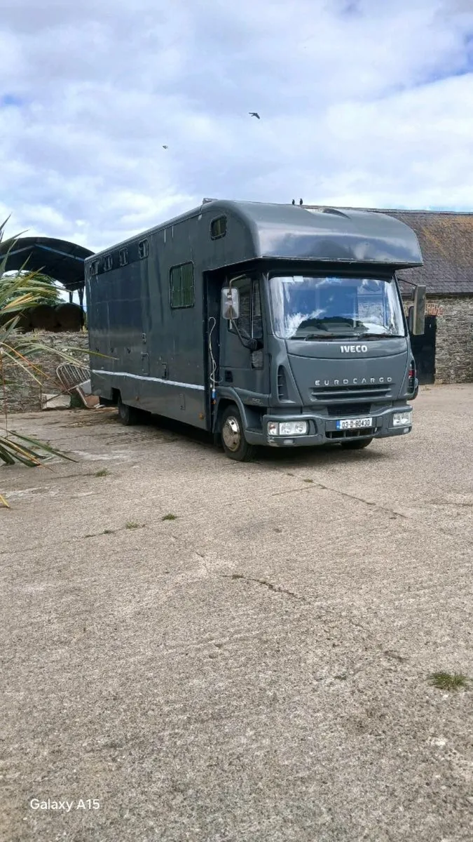 Iveco 4 horse with living - Image 1