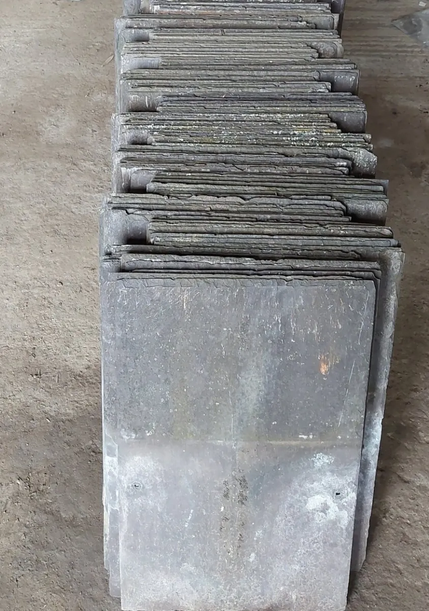 1500 qty 24x14 Reclaimed Bangor Blue Slates