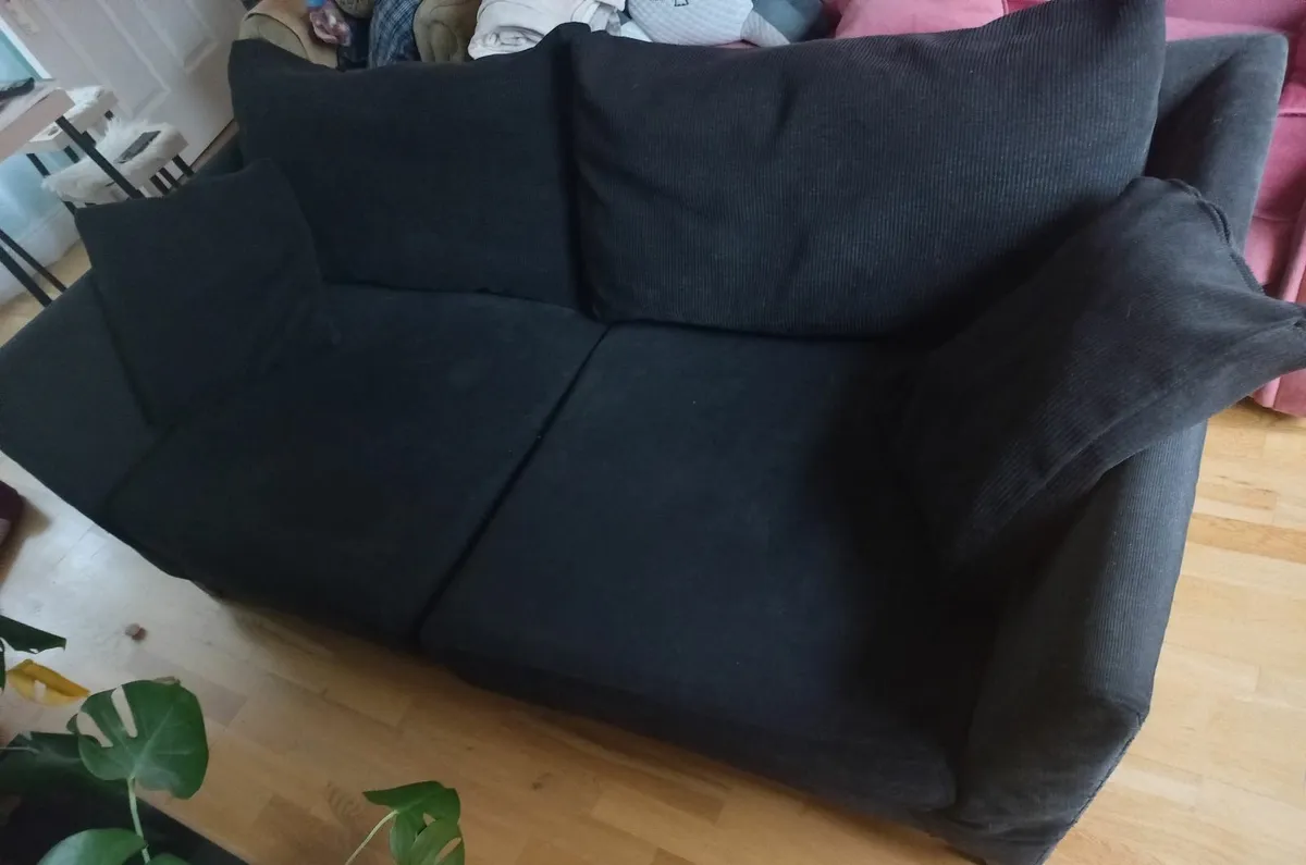 FREE Large Black Sofa - Image 1