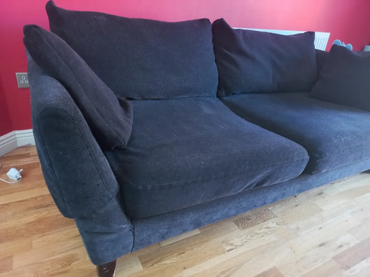 FREE Large Black Sofa - Image 2
