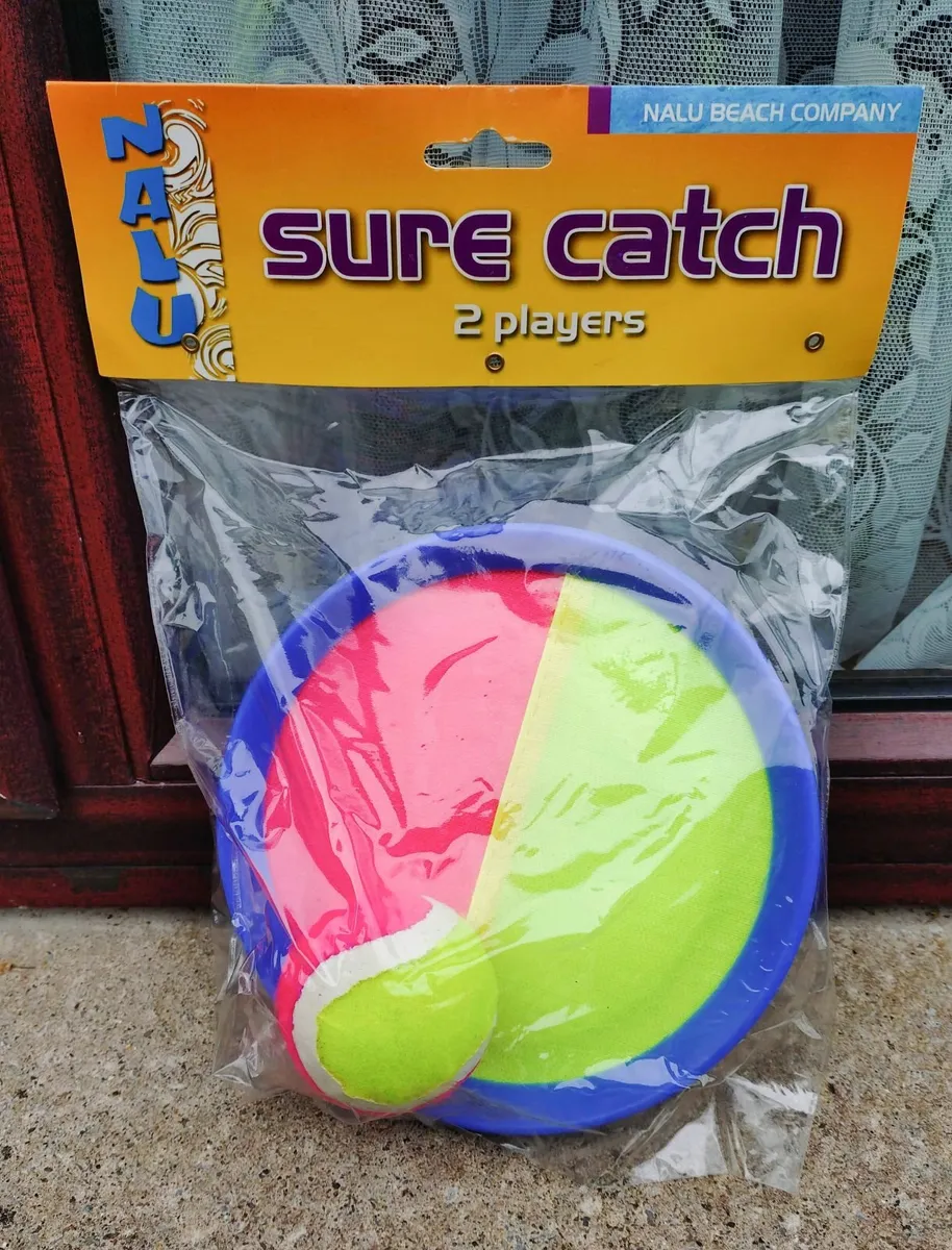 TWO BATS WITH HAND STRAPS & BALL, SET (NEW). - Image 1