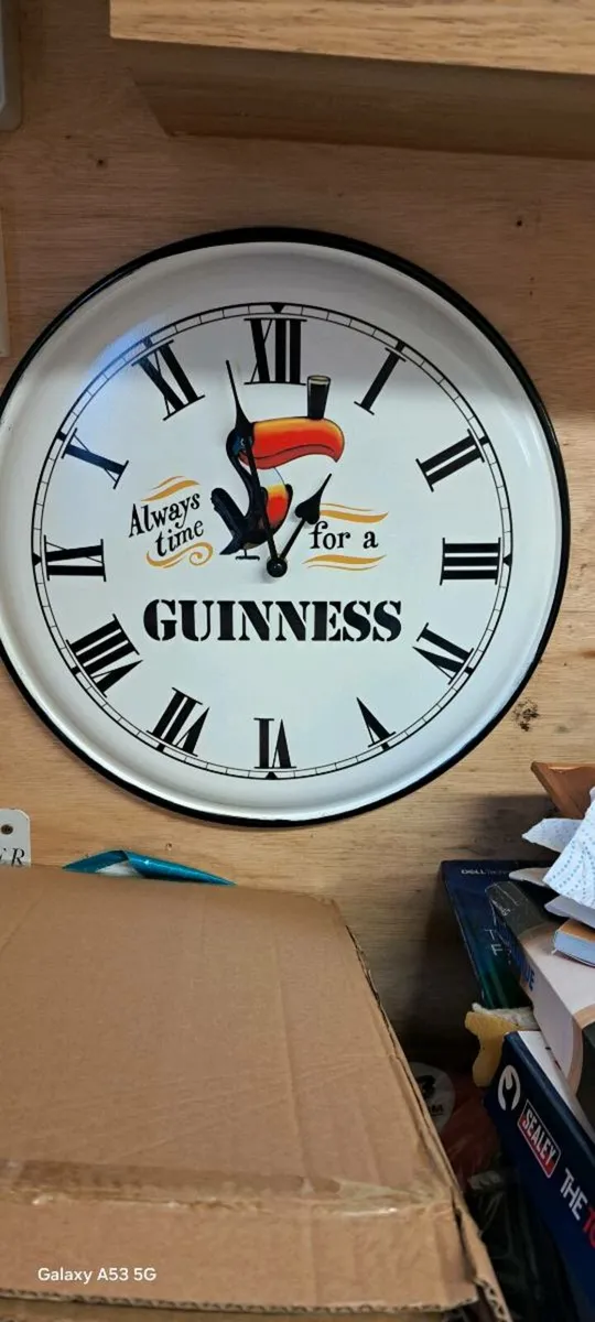 Guinness  clock