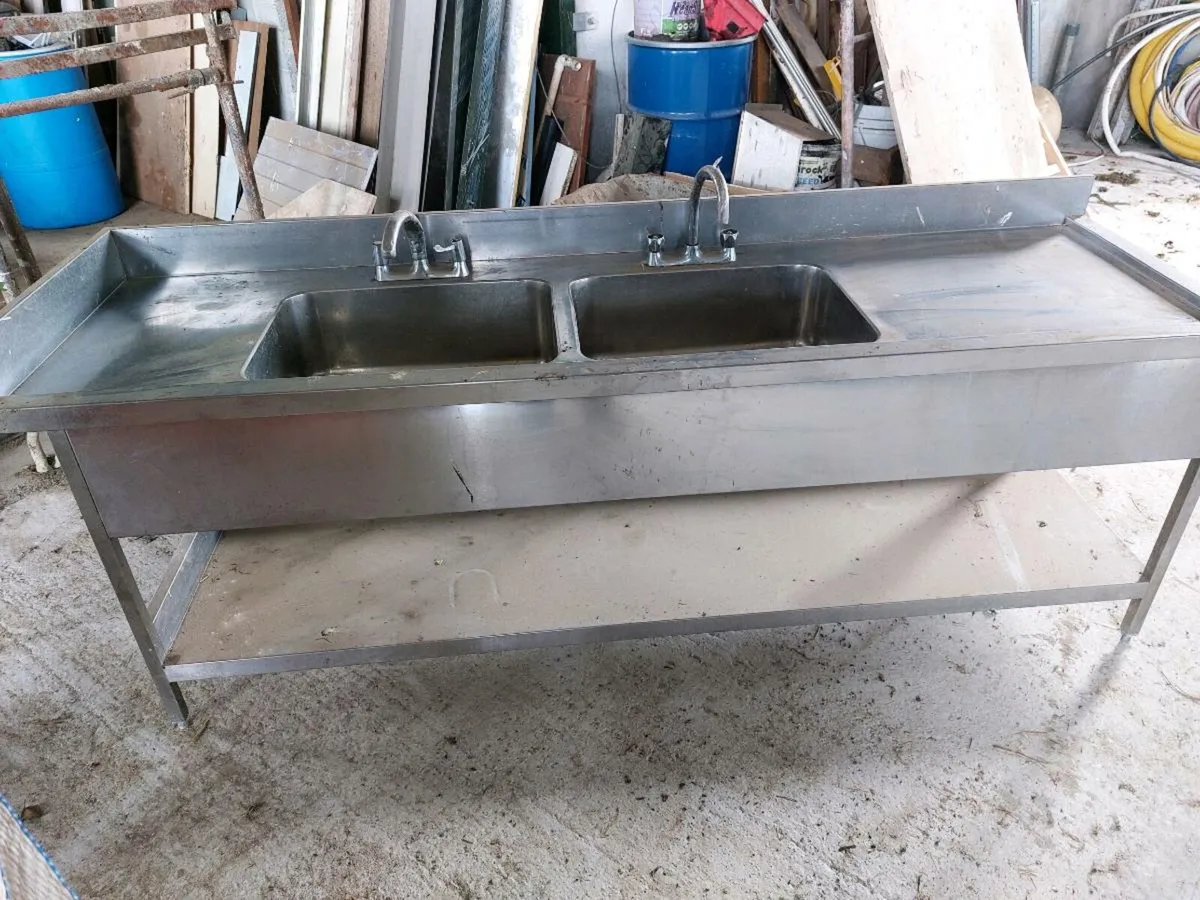Stainless Steel Sink and Gates - Image 1