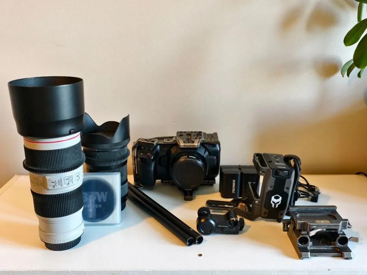 Blackmagic Pocket 4k & Accessories - Image 1