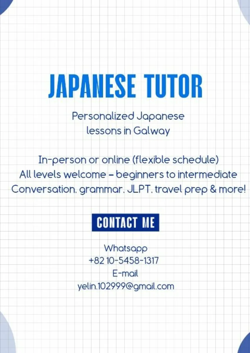 Japanese Lessons