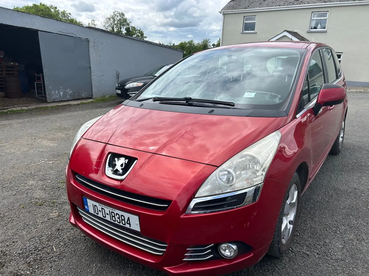 2010 Peugeot 5008 1.6 diesel nct to may 2026 - Image 1