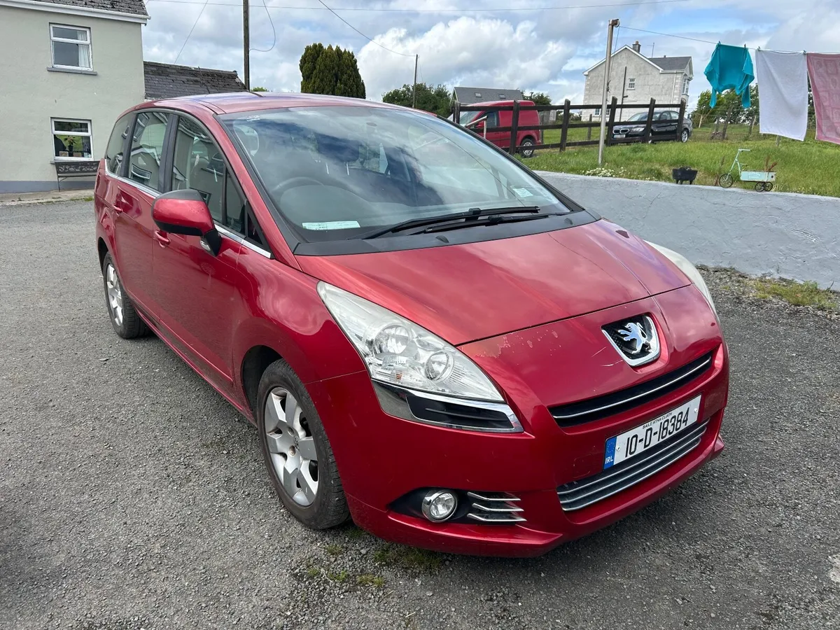 2010 Peugeot 5008 1.6 diesel nct to may 2026 - Image 1
