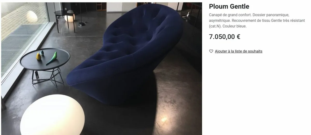 Ligne Roset Ploum Sofa - Image 1