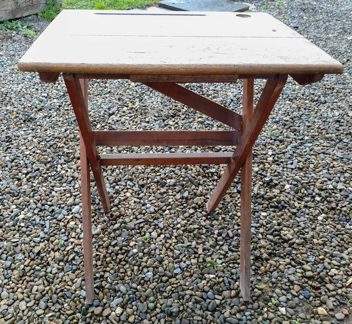 VINTAGE SCHOOL DESK (USED). - Image 3