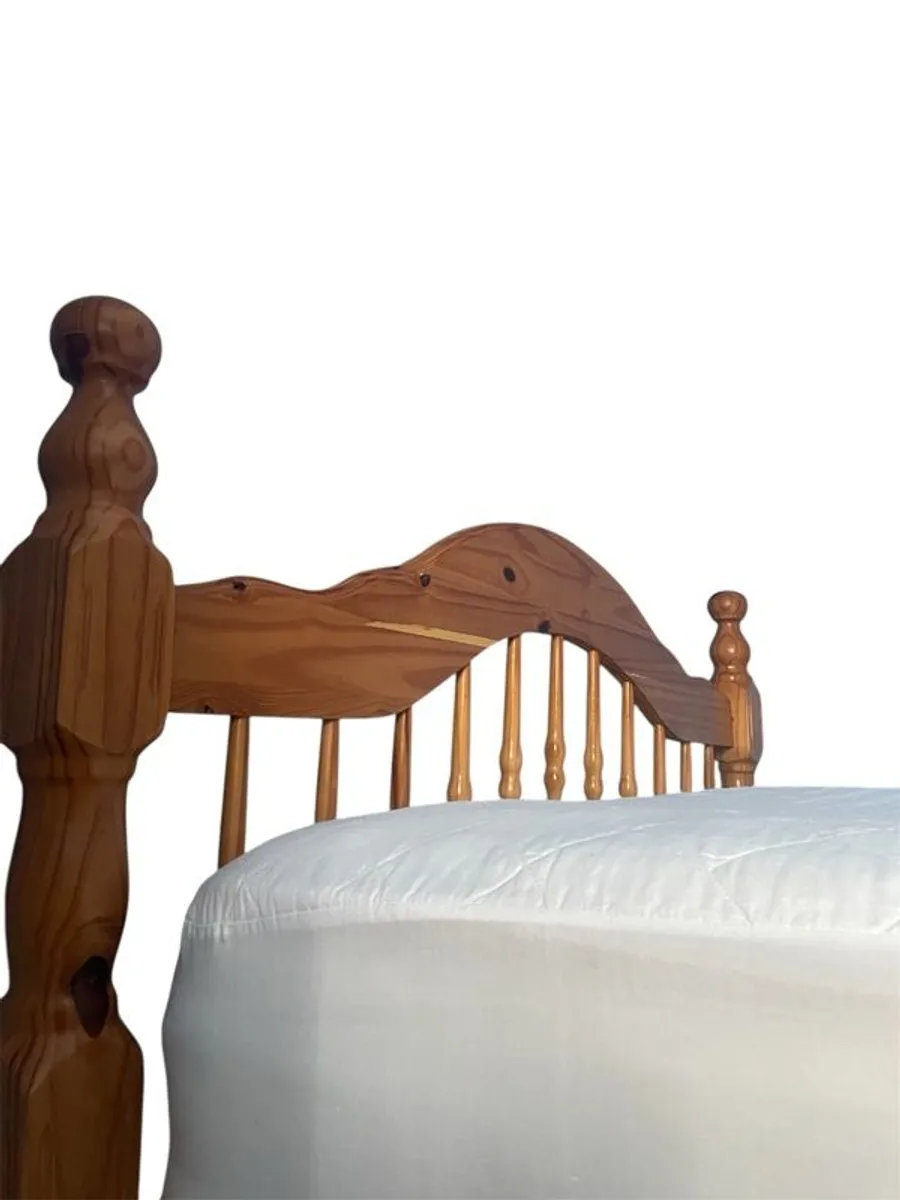 Double Bed Base and Mattress - Image 2