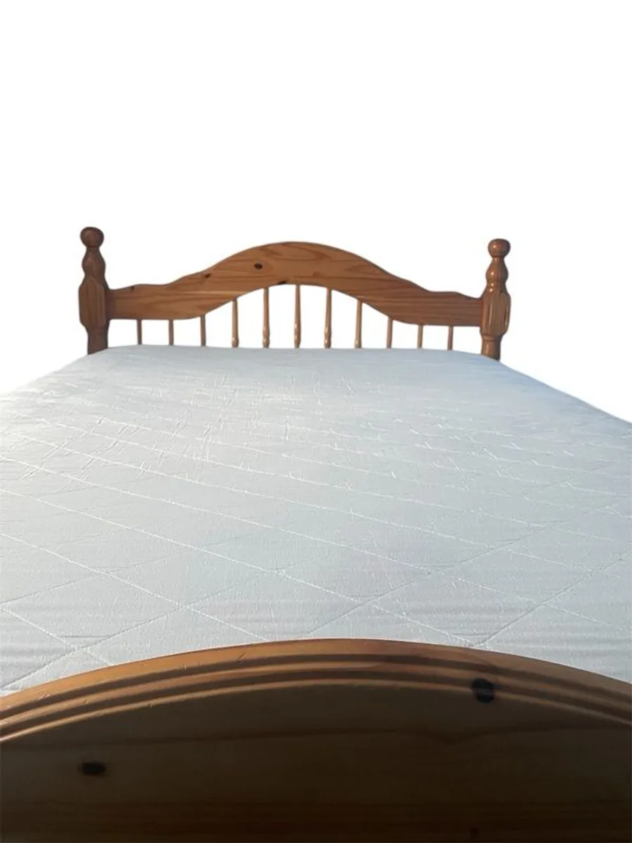Double Bed Base and Mattress - Image 3