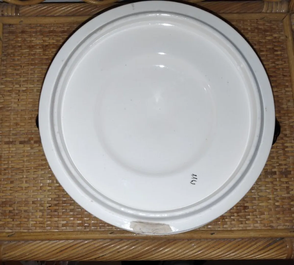 Losol Ware 2 vegetable tureens, blue & white with gilt accents - Image 3