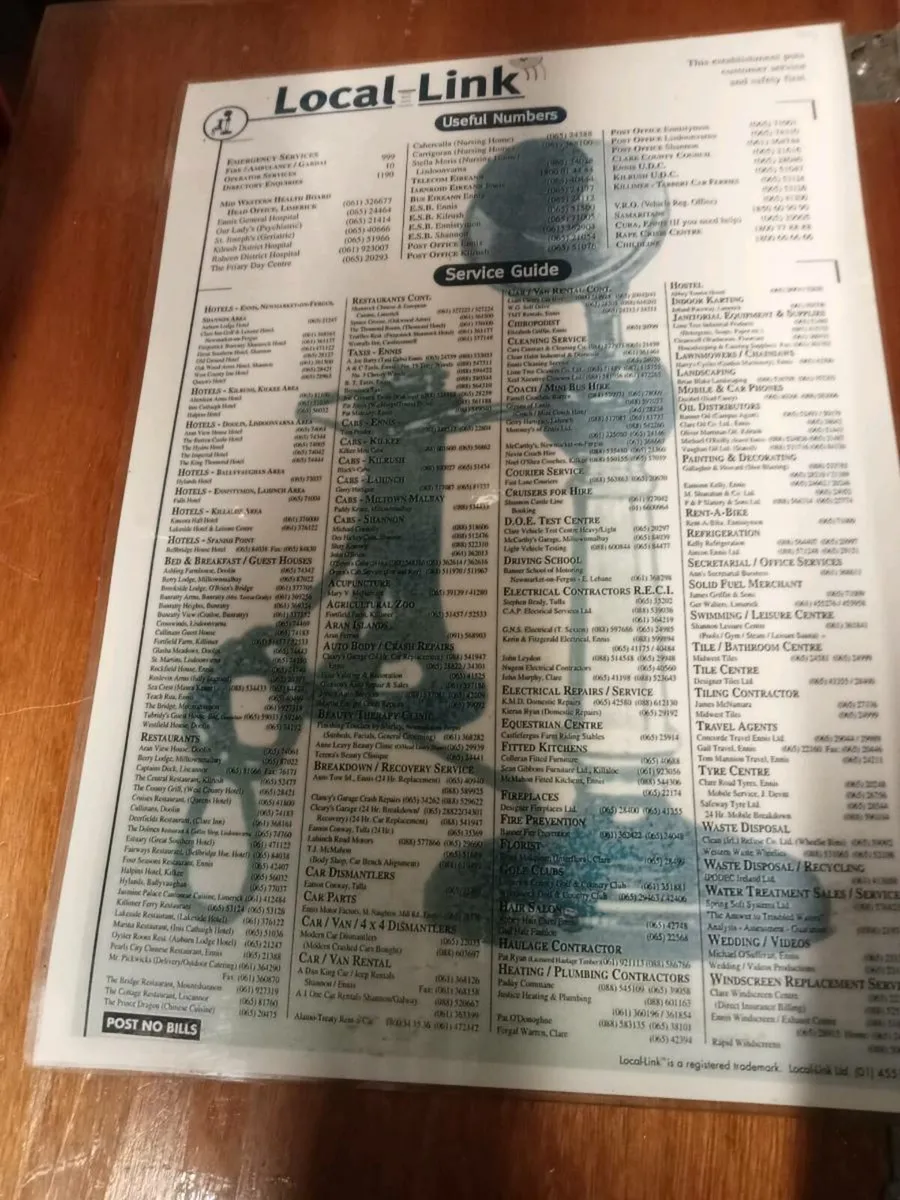 Old local Link phone number - Image 1