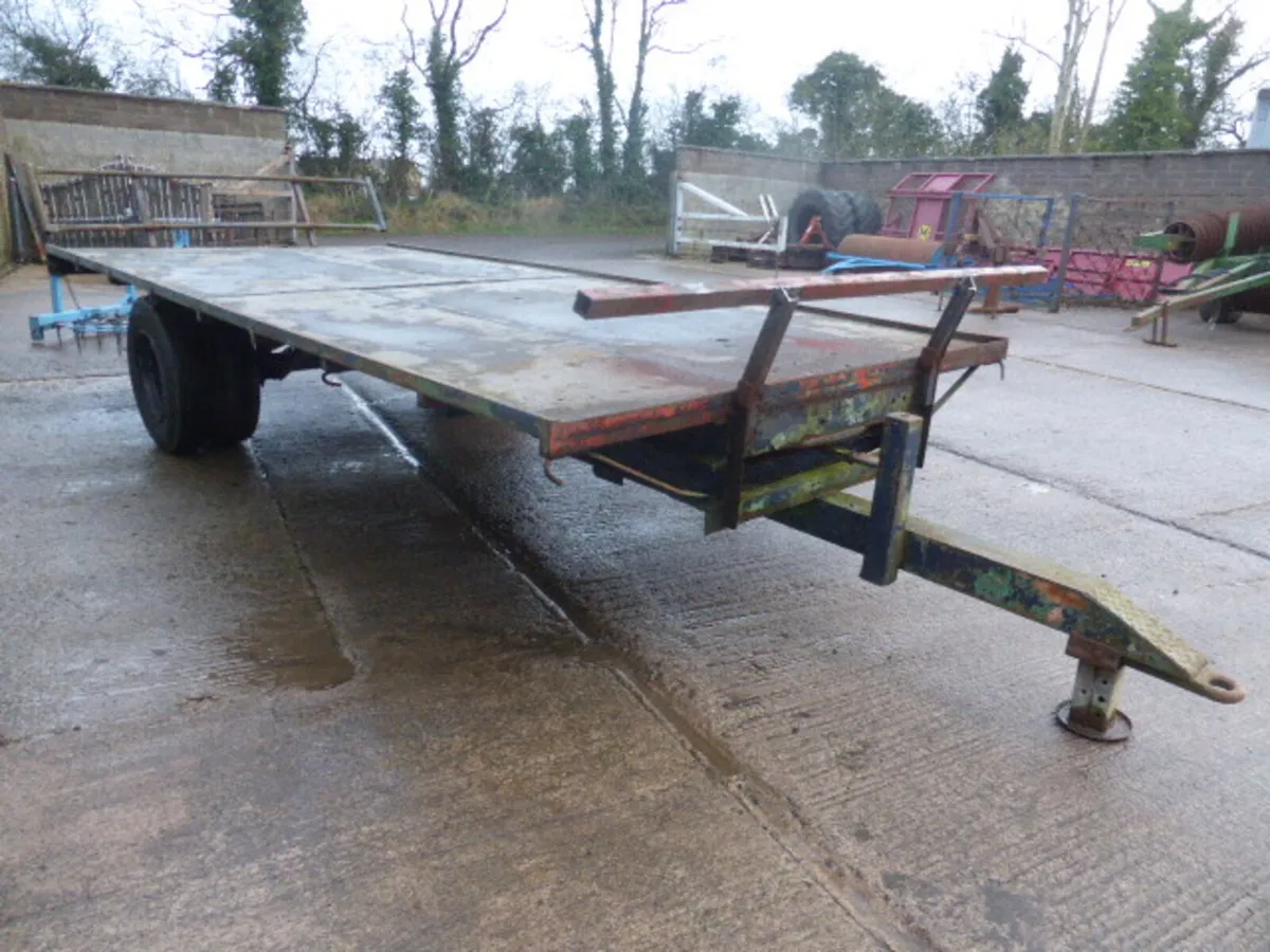 Flat Bale Trailer with Front and Rear Racks - Image 4
