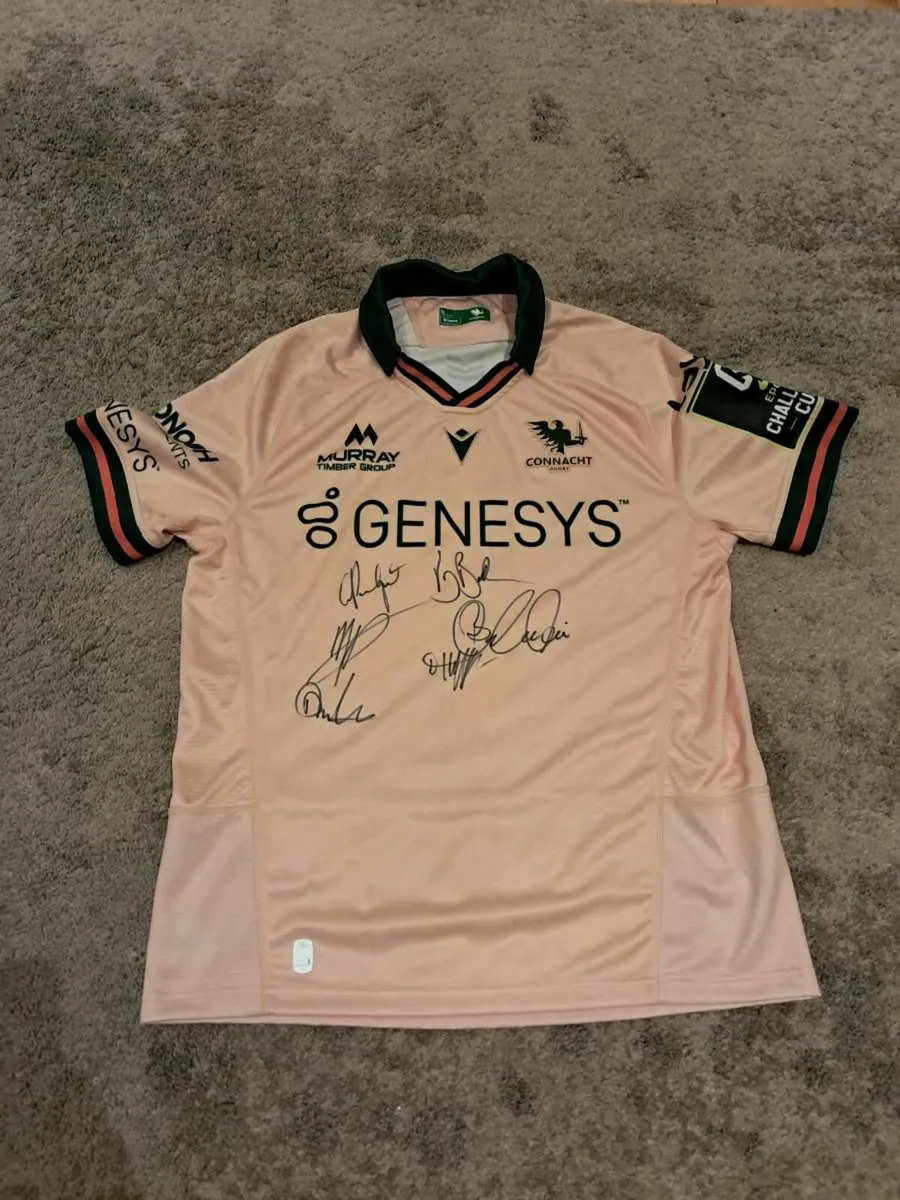 Limited Edition Connacht Player Jersey ( Signed) - Image 1