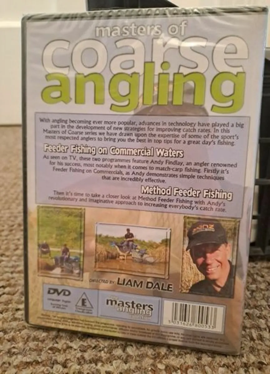 NEW Masters of Coarse angling DVD - Image 2
