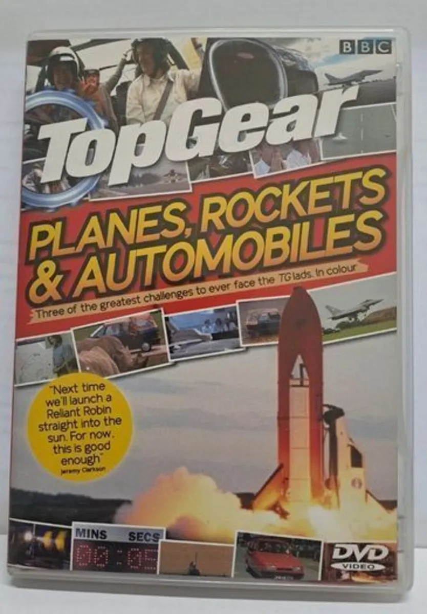 Top Gear DVD Planes Rockets and Automobiles - Image 1