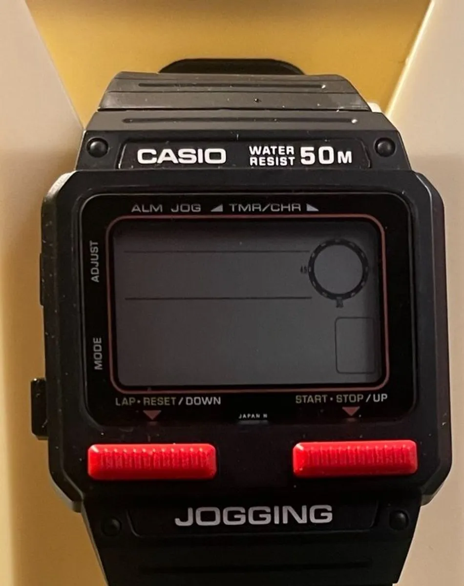 Very rare vintage Casio jogging watch - Image 1