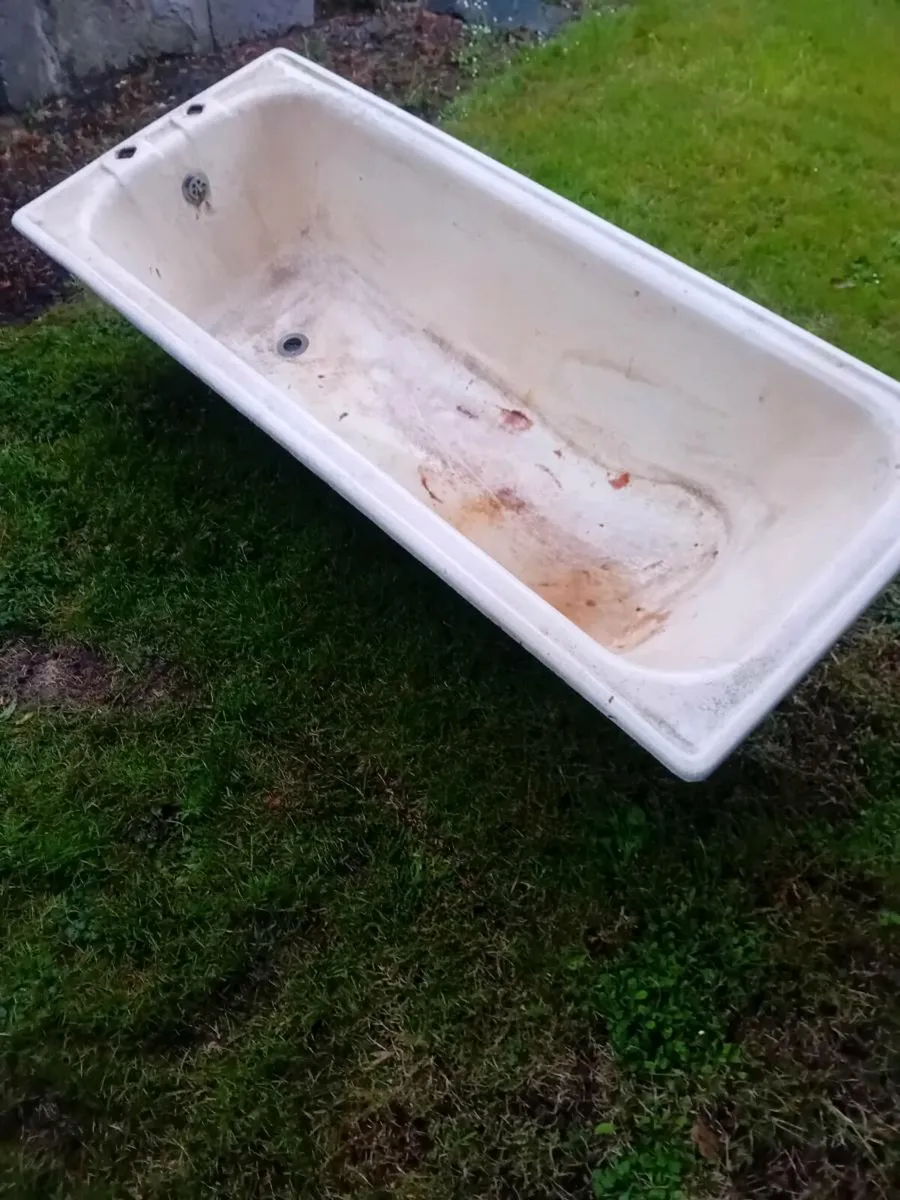 Cast iron bath - Image 1