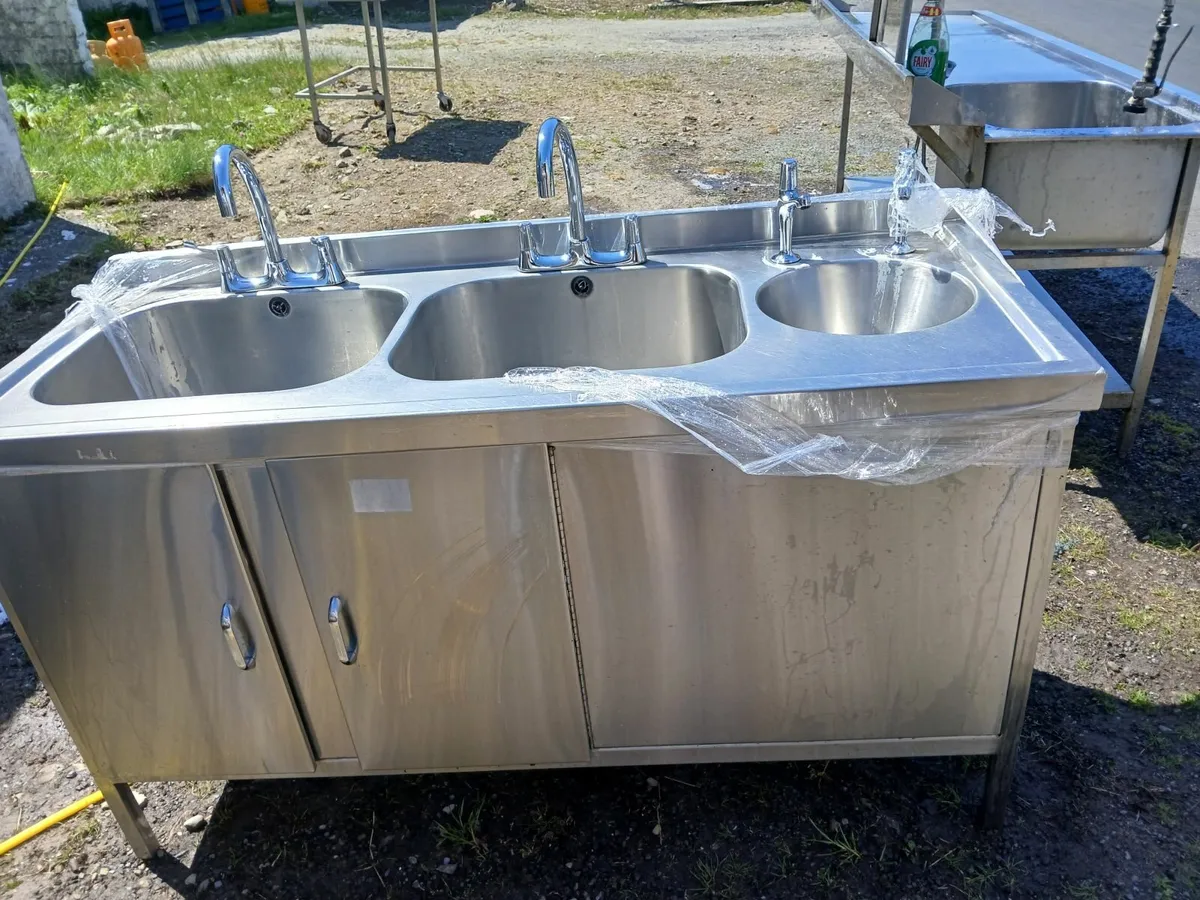 Stainless steel sink unit /new..delivered - Image 1