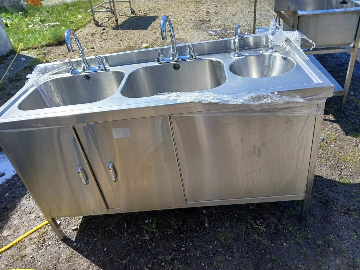 Stainless steel sink unit /new..delivered - Image 2