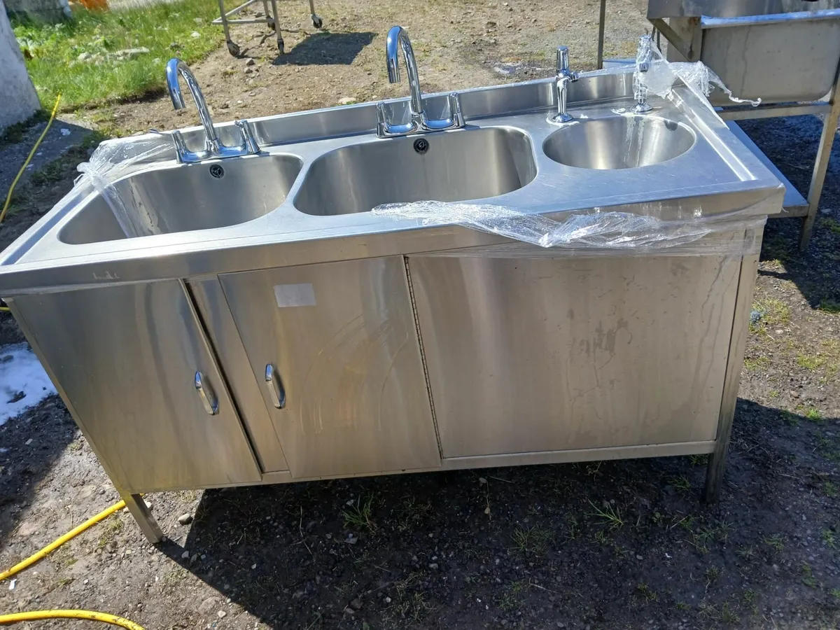 Stainless steel sink unit /new..delivered - Image 3