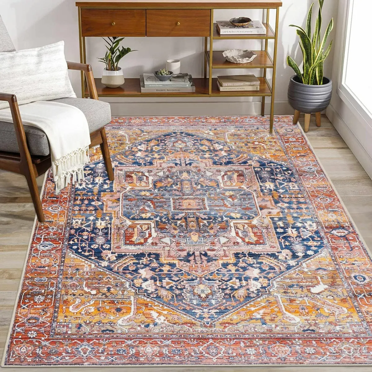 Red Rugs Living Room 80x150cm Bedroom hallway - Image 1