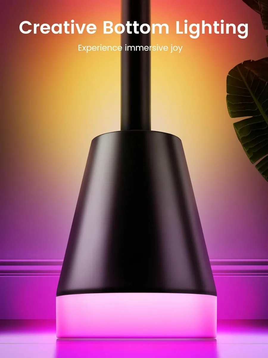 Smart RGBICW LED Floor Lamp App Remote Control - Image 4