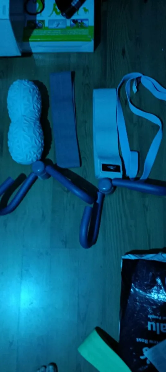 Exercise bands, roller, multi exerciser