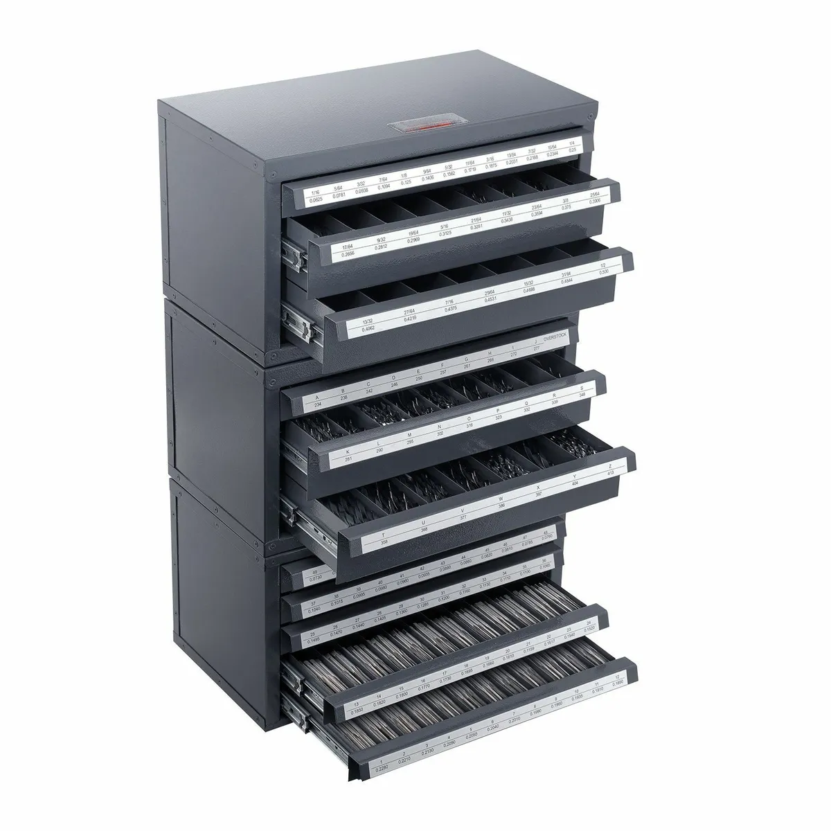 Drill Bit Dispenser Cabinet, 3 Pieces Three-Drawer - Image 1