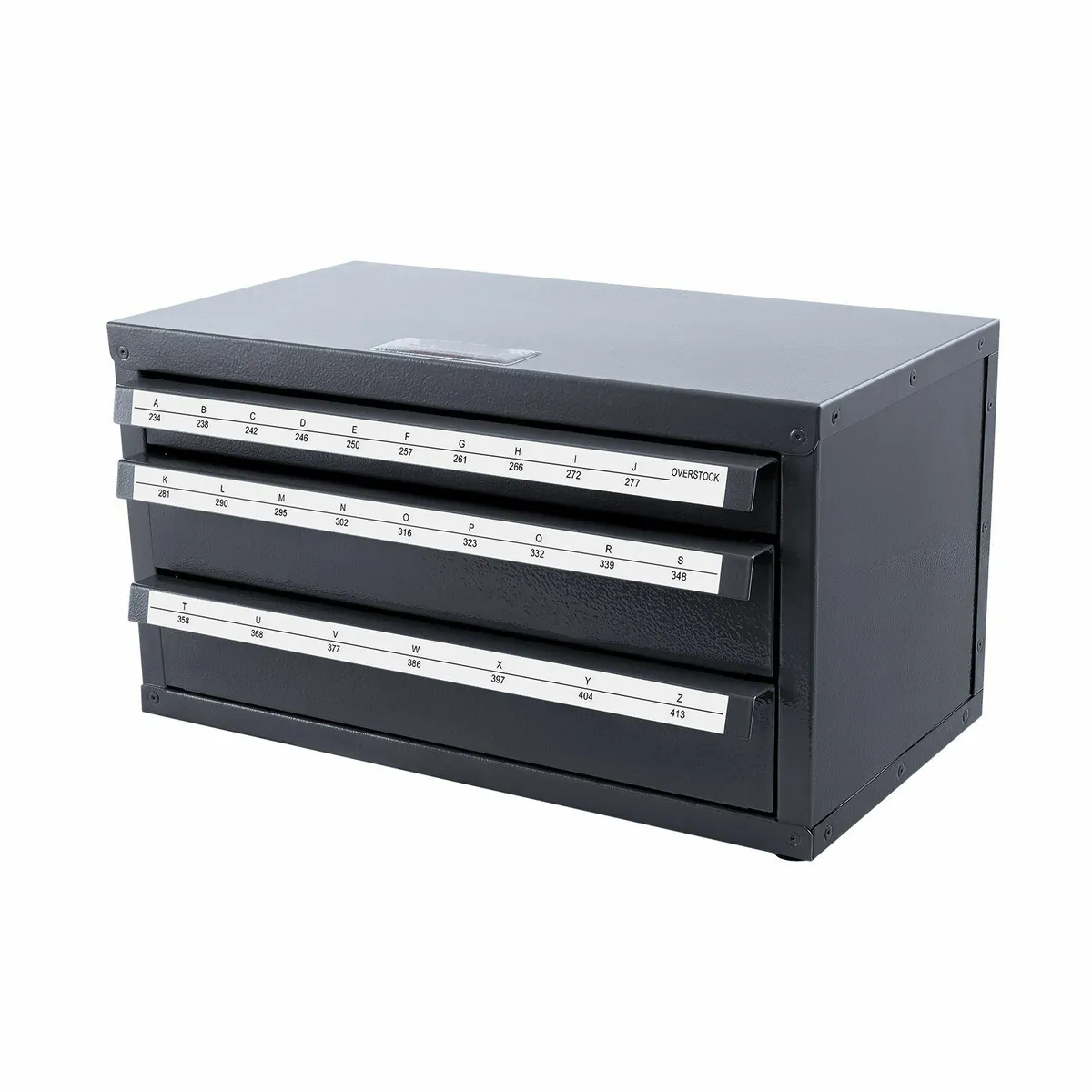 Three-Drawer Stackable Drill Bit Organizer Cabinet - Image 3