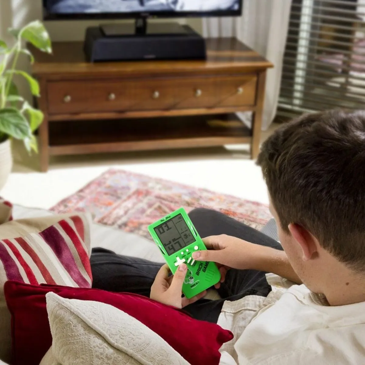 Retro Tetris Arcade Puzzle Brick Gameboy console - Image 3