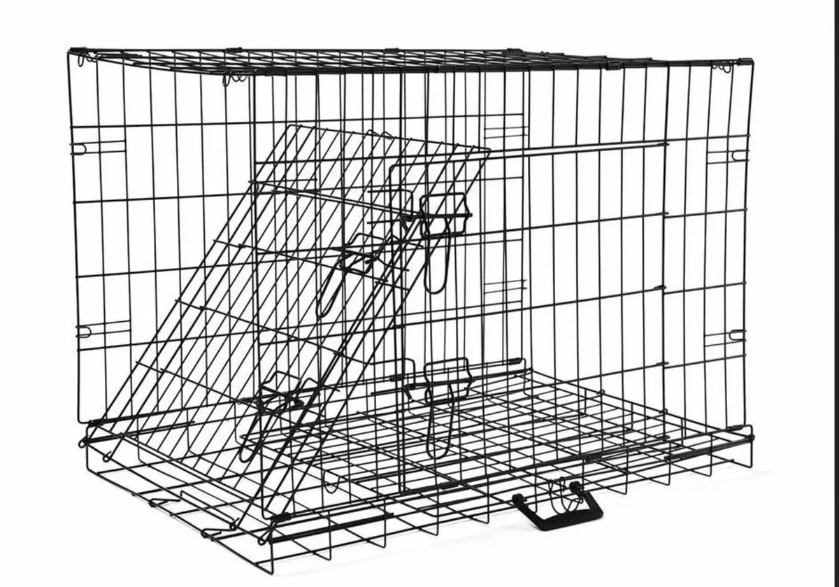 BRANDNEW medium dog cat pet crate cage 91cm kennel - Image 3