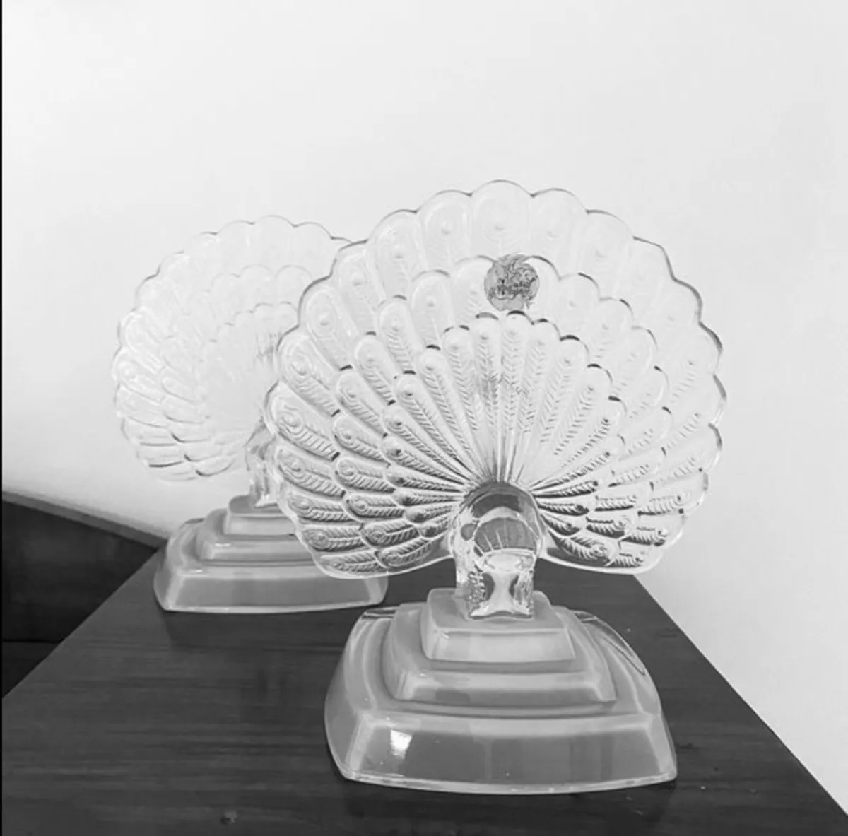 Vintage Crystal Peacocks x 2 - Image 2