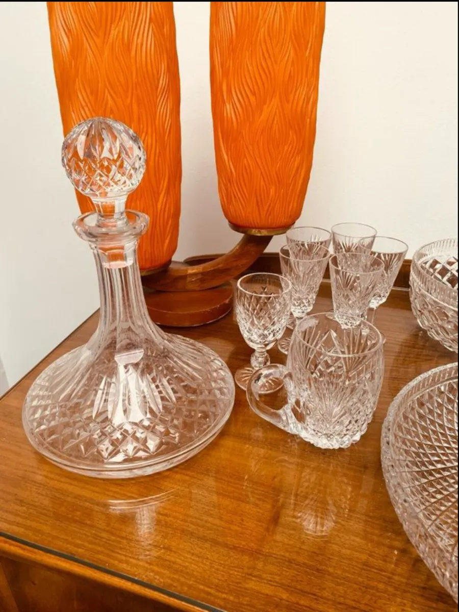 Variety of Vintage Crystal 30 piece lot - Image 2