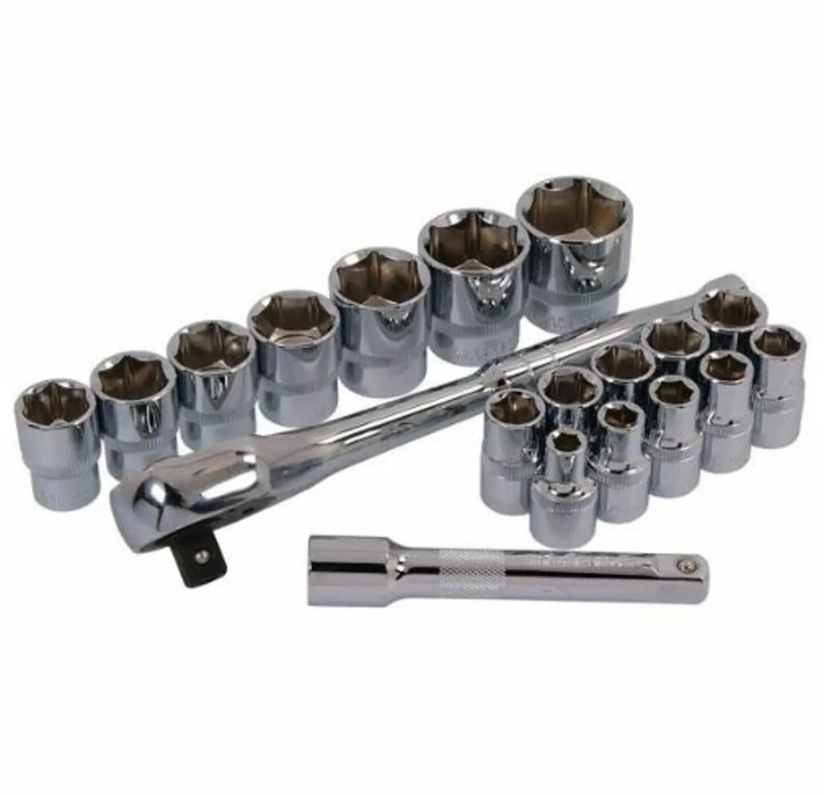 socket  set  19  piece  1/2"  drive - Image 2