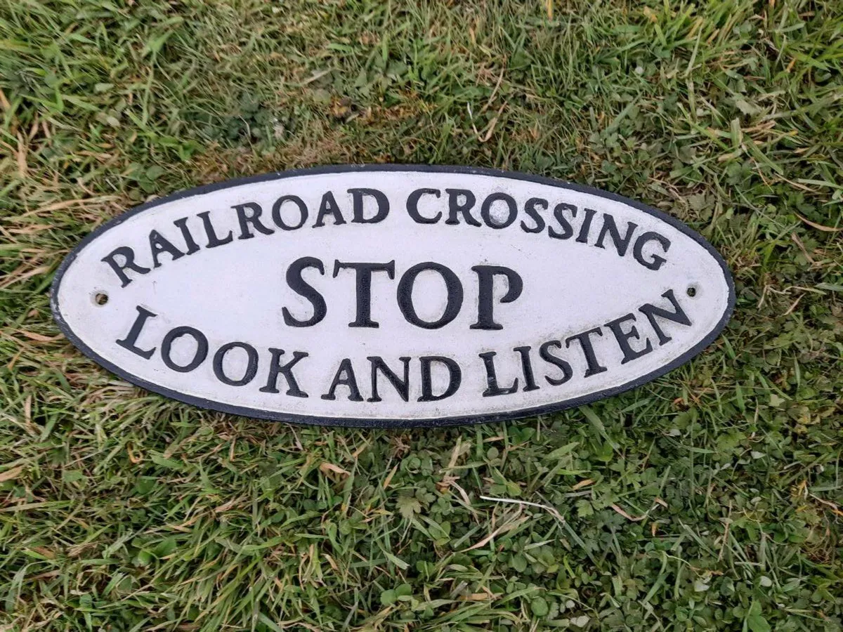 Railway Cast Iron Sign - Image 2