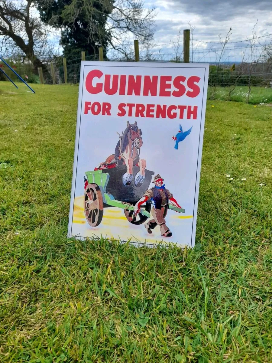 Guinness For Strength Metal Sign - Image 2
