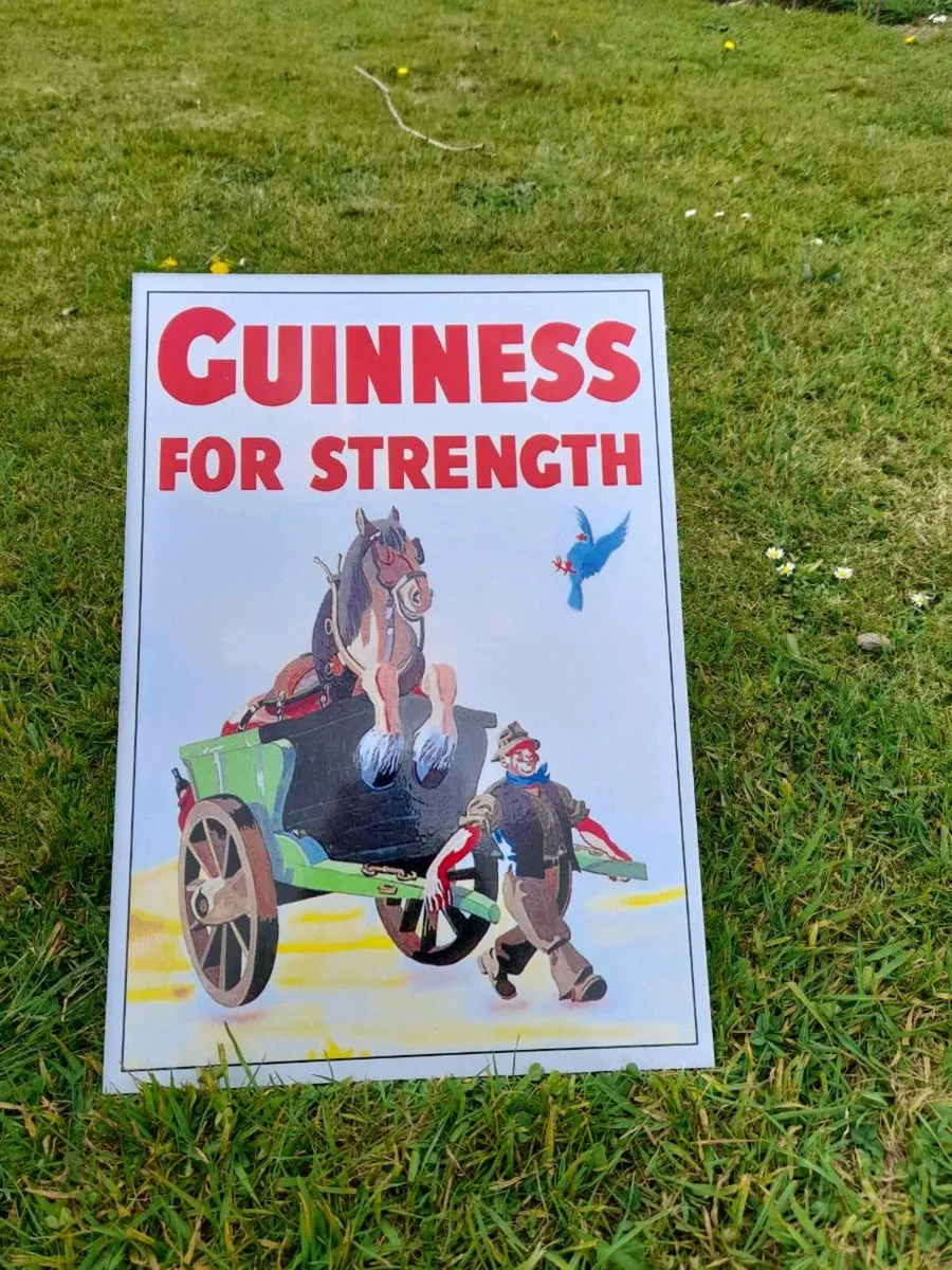 Guinness For Strength Metal Sign - Image 3